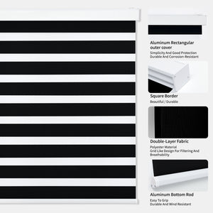 Free-Stop Zebra Blinds for Windows