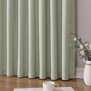 Joydeco Blackout Curtains Back Tab/Rod Pocket 100% Blackout Living Room Drapes