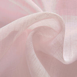 Joydeco Sheer Curtains 108 Inches Long, Beige Curtains for Living Room 2 Panels Set, Window Curtains Privacy Assured with Light Filtering(W52 x L108 Inch,Tapioca)