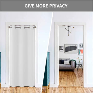 Joydeco Blackout Curtains sliding glass door curtains, patio sliding door living room extra wide curtains, room partition curtains.