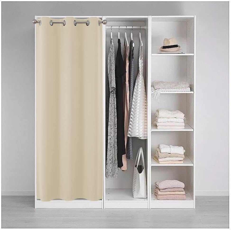 Joydeco Blackout Curtains sliding glass door curtains, patio sliding door living room extra wide curtains, room partition curtains.