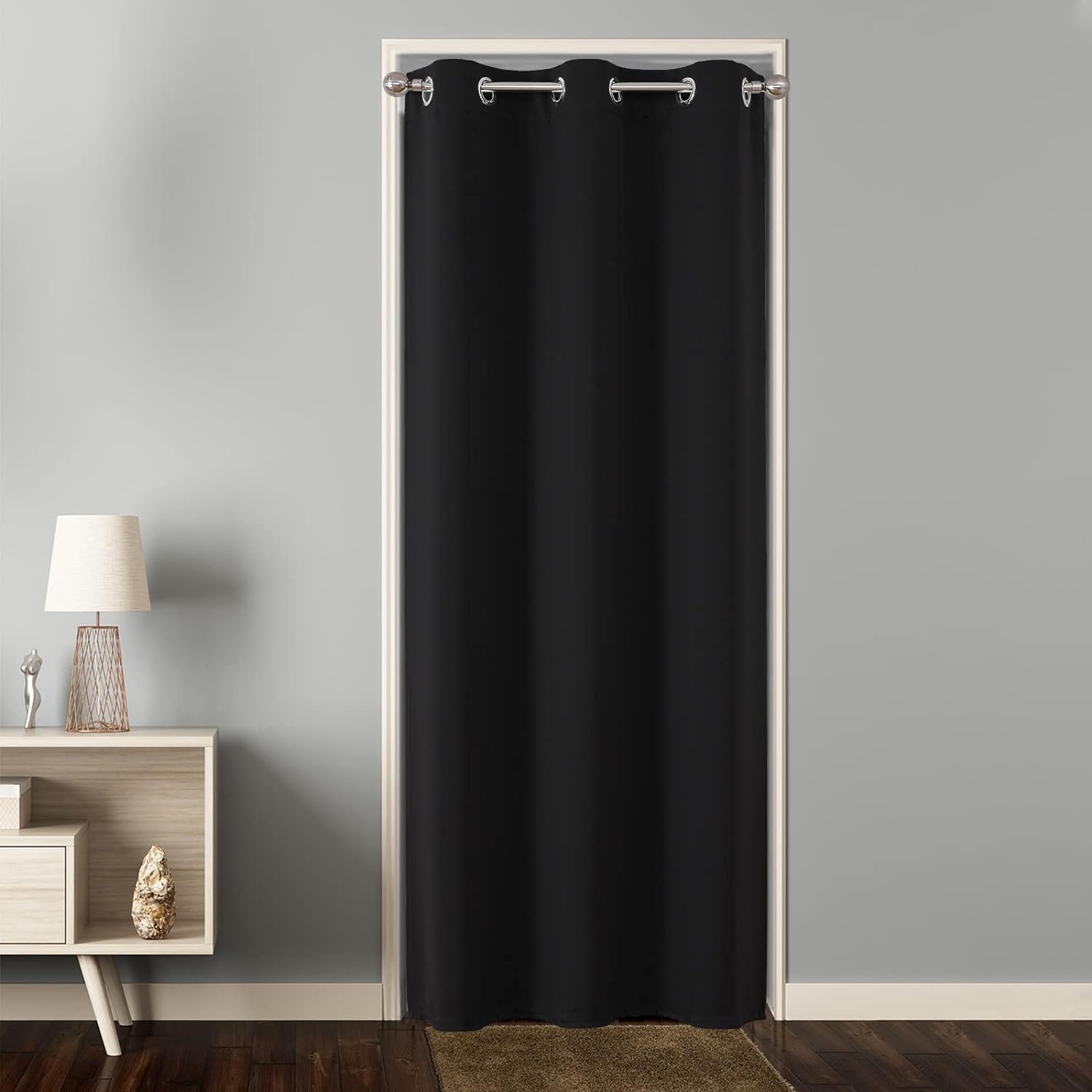 Joydeco Blackout Curtains sliding glass door curtains, patio sliding door living room extra wide curtains, room partition curtains.