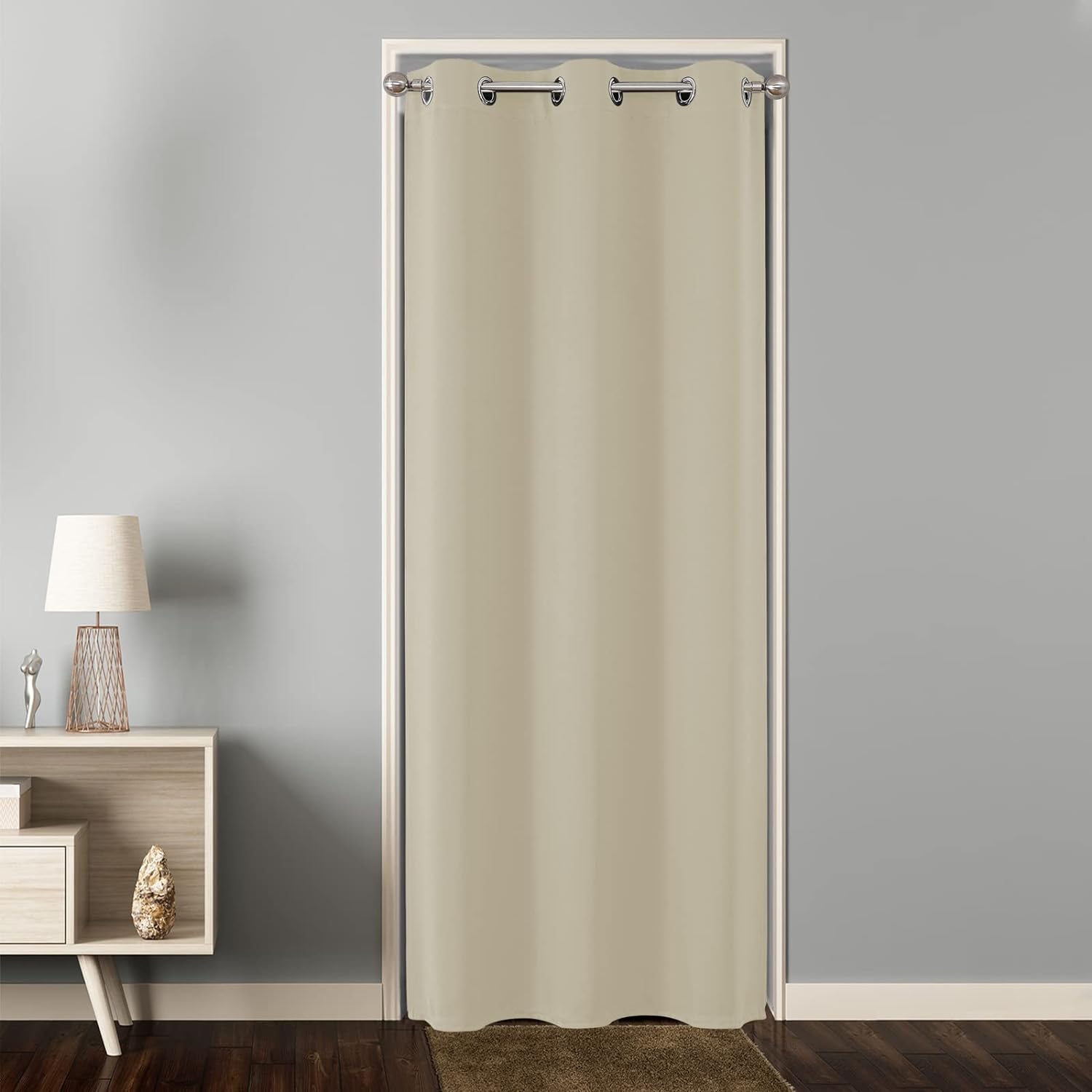 Joydeco Blackout Curtains sliding glass door curtains, patio sliding door living room extra wide curtains, room partition curtains.