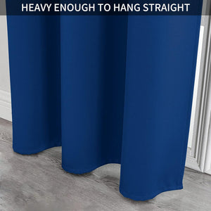 Joydeco Blackout Curtains sliding glass door curtains, patio sliding door living room extra wide curtains, room partition curtains.