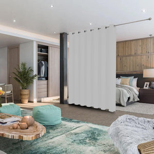 Joydeco Blackout Curtains sliding glass door curtains, patio sliding door living room extra wide curtains, room partition curtains.