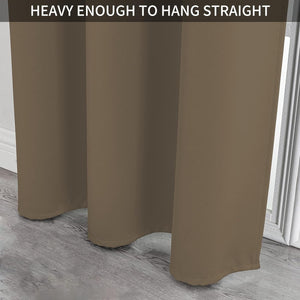 Joydeco Blackout Curtains sliding glass door curtains, patio sliding door living room extra wide curtains, room partition curtains.