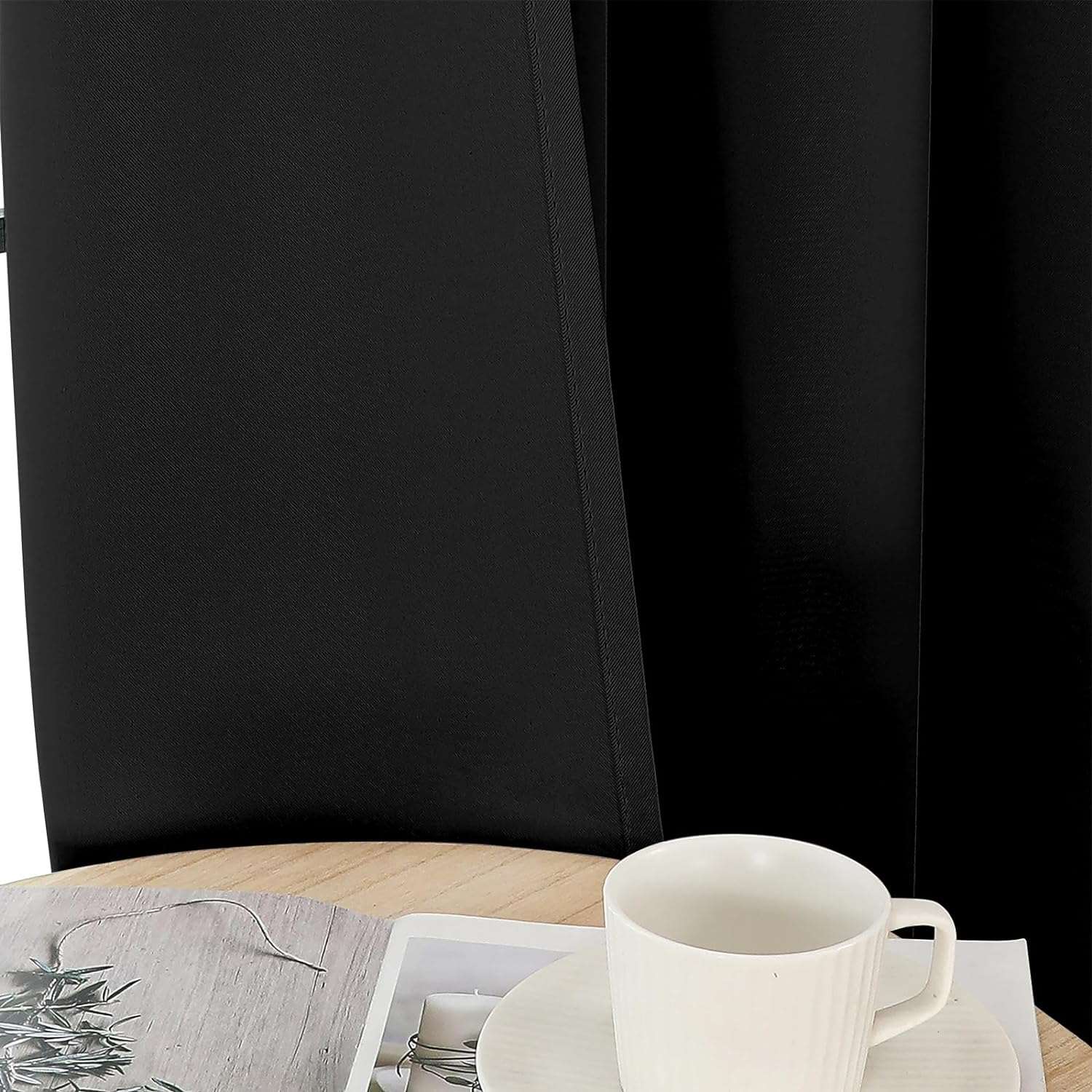 Joydeco Blackout Curtains sliding glass door curtains, patio sliding door living room extra wide curtains, room partition curtains.