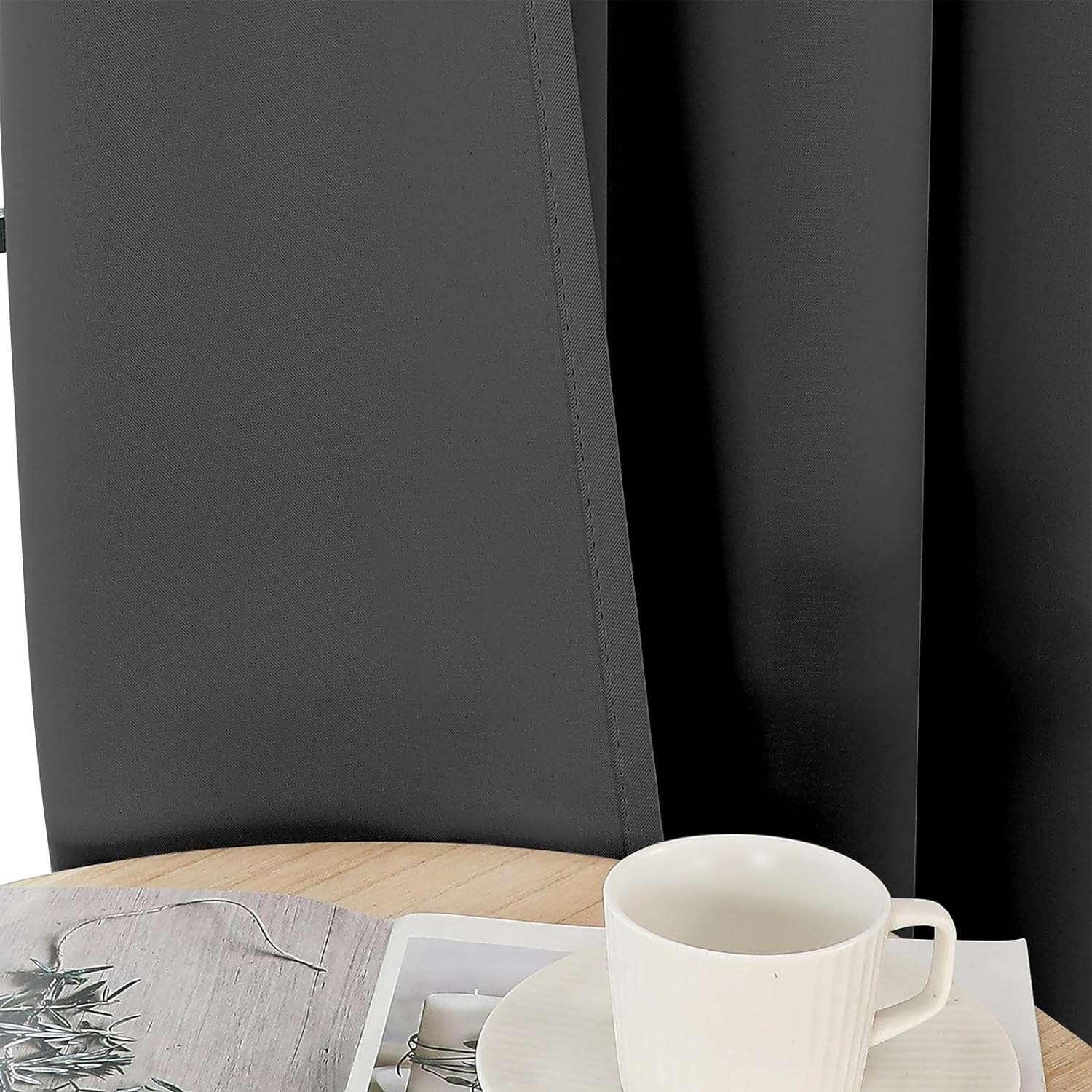 Joydeco Blackout Curtains 2 Panels Set, featuring thermal insulated long curtains