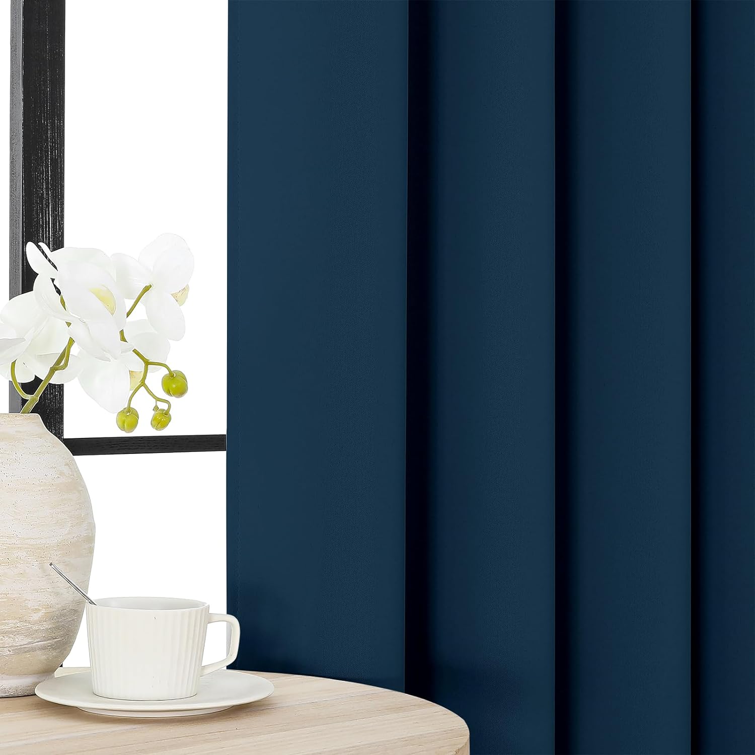 Joydeco Blackout Curtains sliding glass door curtains, patio sliding door living room extra wide curtains, room partition curtains.