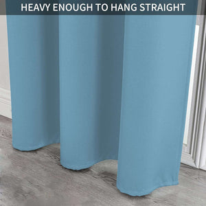 Joydeco Blackout Curtains sliding glass door curtains, patio sliding door living room extra wide curtains, room partition curtains.