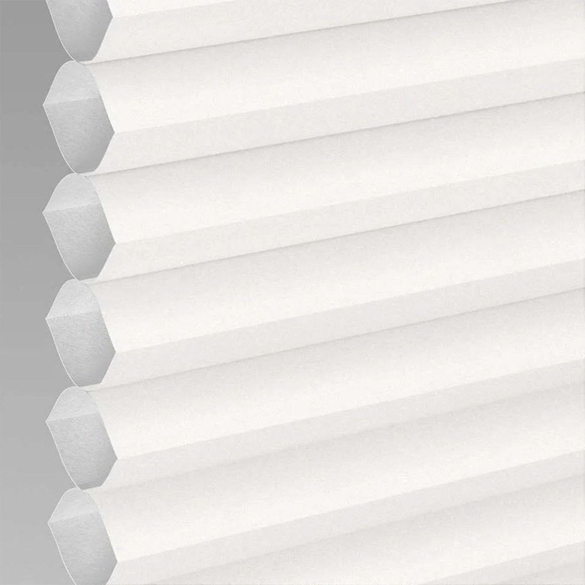 Joydeco white light filtering cordless cellular shade close-up showing honeycomb texture, product appearance.