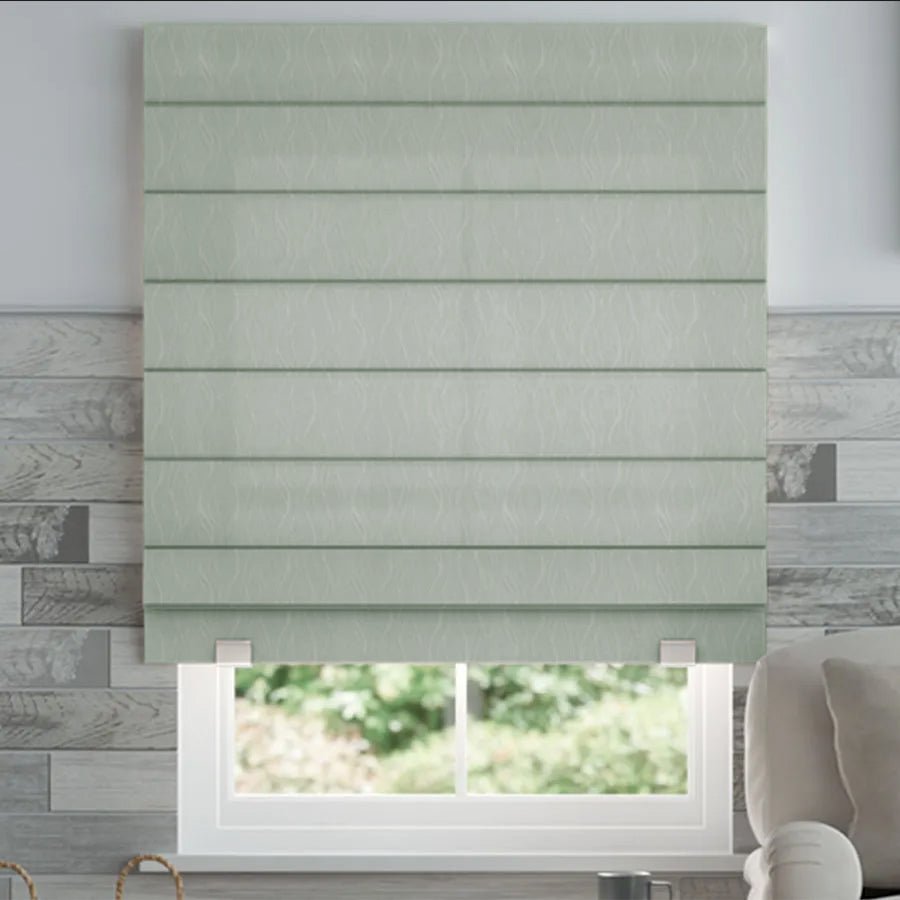 Joydeco Custom Motorization Blackout Roman Shades