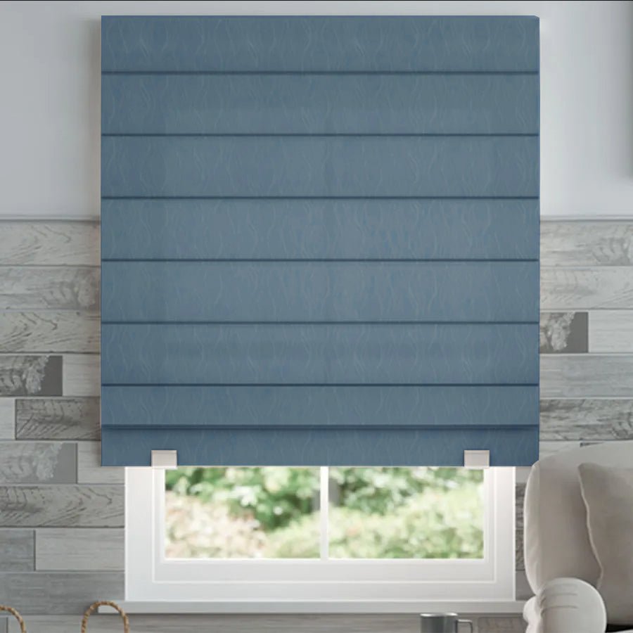 Joydeco Custom Motorization Blackout Roman Shades