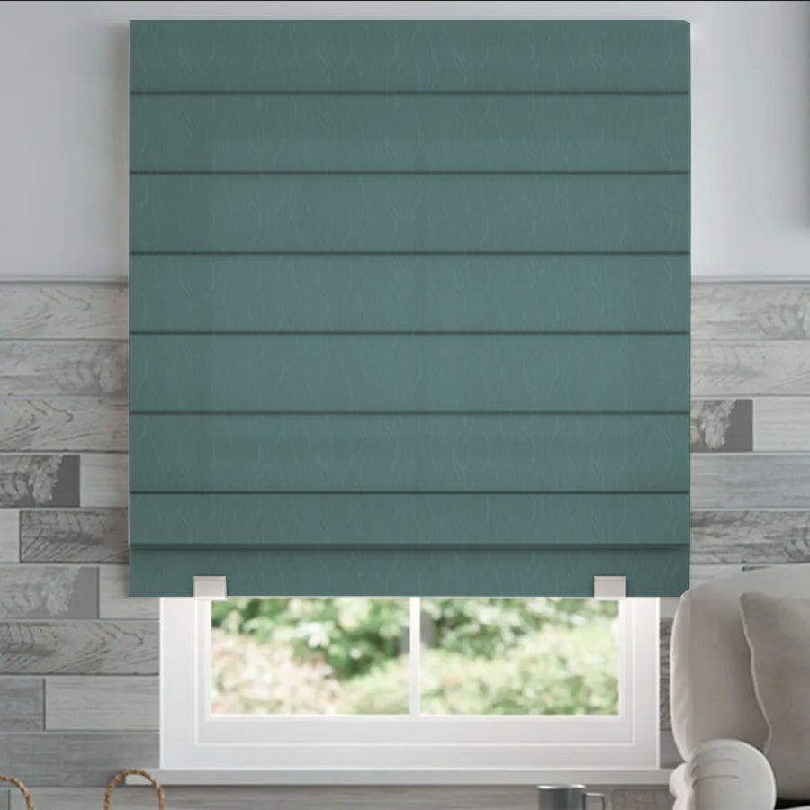 Joydeco Custom Motorization Blackout Roman Shades