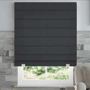 Joydeco Custom Motorization Blackout Roman Shades