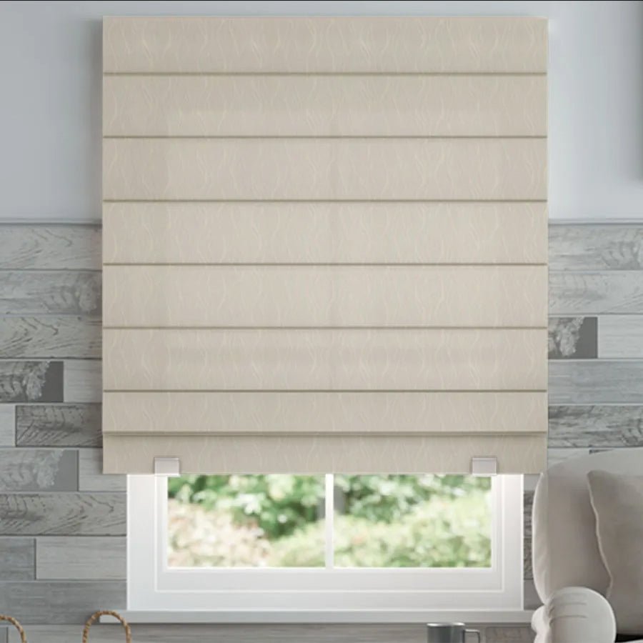 Joydeco Custom Motorization Blackout Roman Shades
