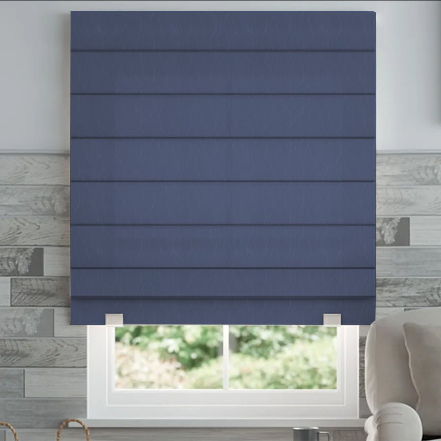 Joydeco Custom Motorization Blackout Roman Shades