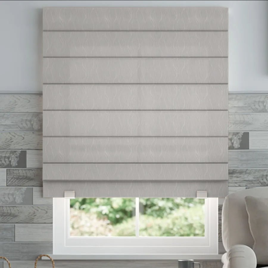 Joydeco Custom Motorization Blackout Roman Shades