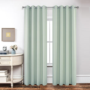 Joydeco Textured Thermal Insulated Blackout Curtains