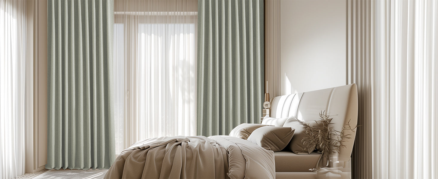 What is the difference between 1 and 2 panel curtains?