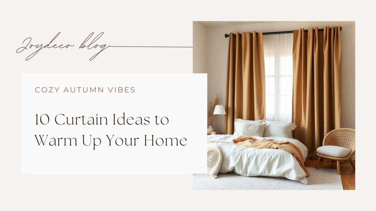 Cozy Autumn Vibes: 10 Curtain Ideas to Warm Up Your Home