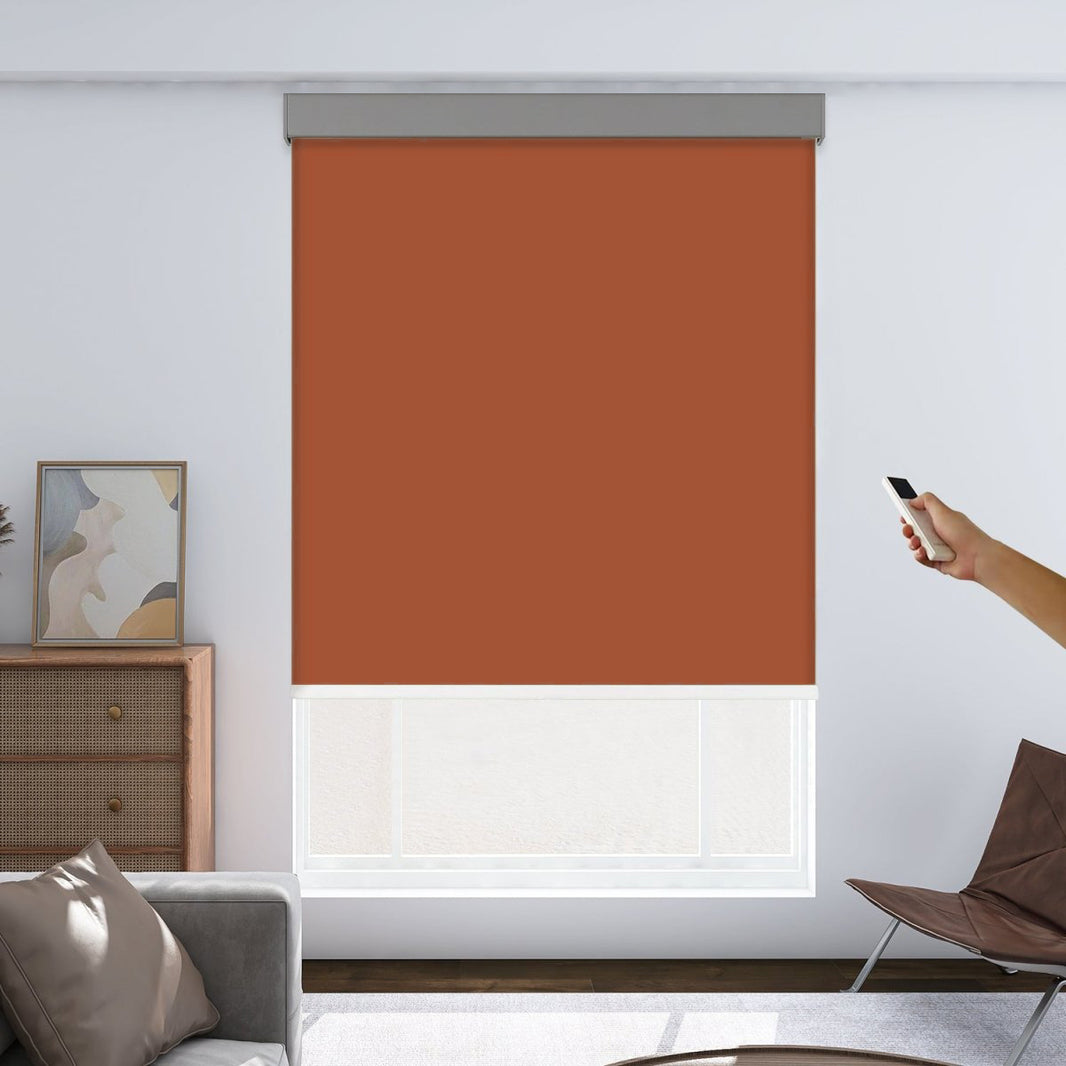 Persianas enrollables opacas motorizadas personalizadas Joydeco 