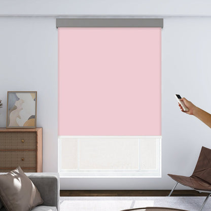 Joydeco Custom Motorization Blackout Roller Shades