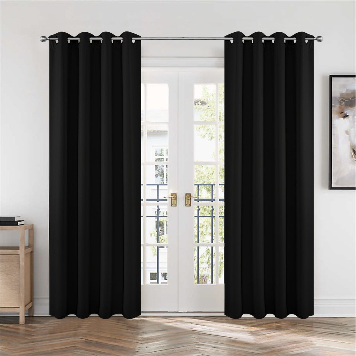 Joydeco Blackout Curtains Thermal Insulated Long Curtains& Drapes 2 Panels Set Various sizes and colors, suitable for living room and bedroom windows (Copy)