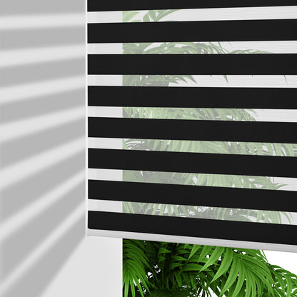 Free-Stop Custom Zebra Blinds for Windows
