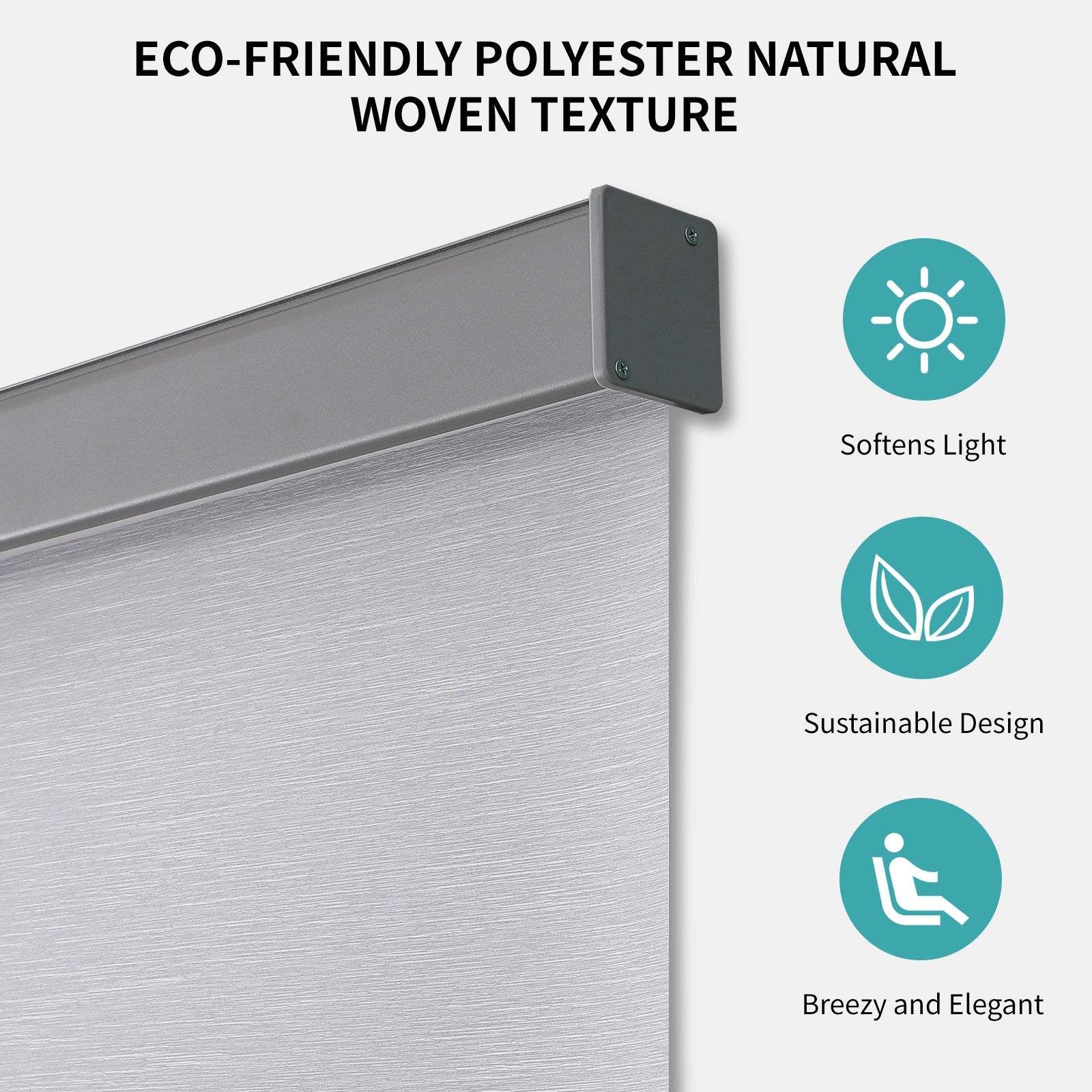 Free-Stop Cordless Blackout Roller Shades