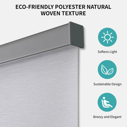 Free-Stop Cordless Blackout Roller Shades