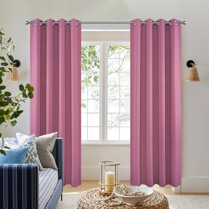 Joydeco Blackout Curtains Thermal Insulated Long Curtains& Drapes 2 Panels Set Various sizes and colors