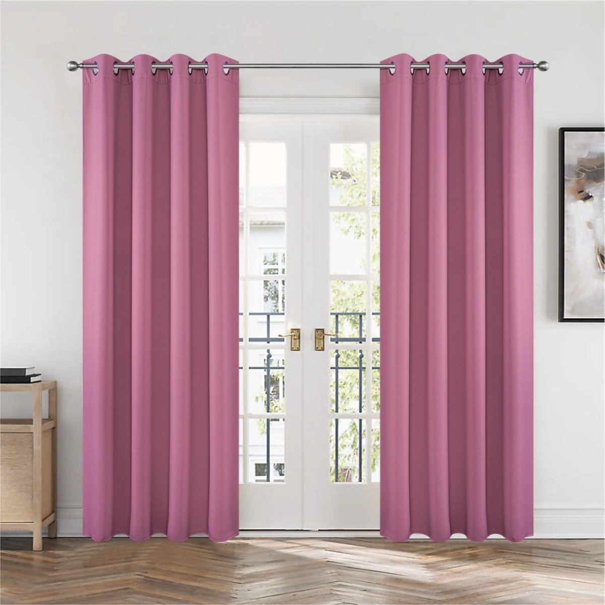 Joydeco Blackout Curtains Thermal Insulated Long Curtains& Drapes 2 Panels Set Various sizes and colors