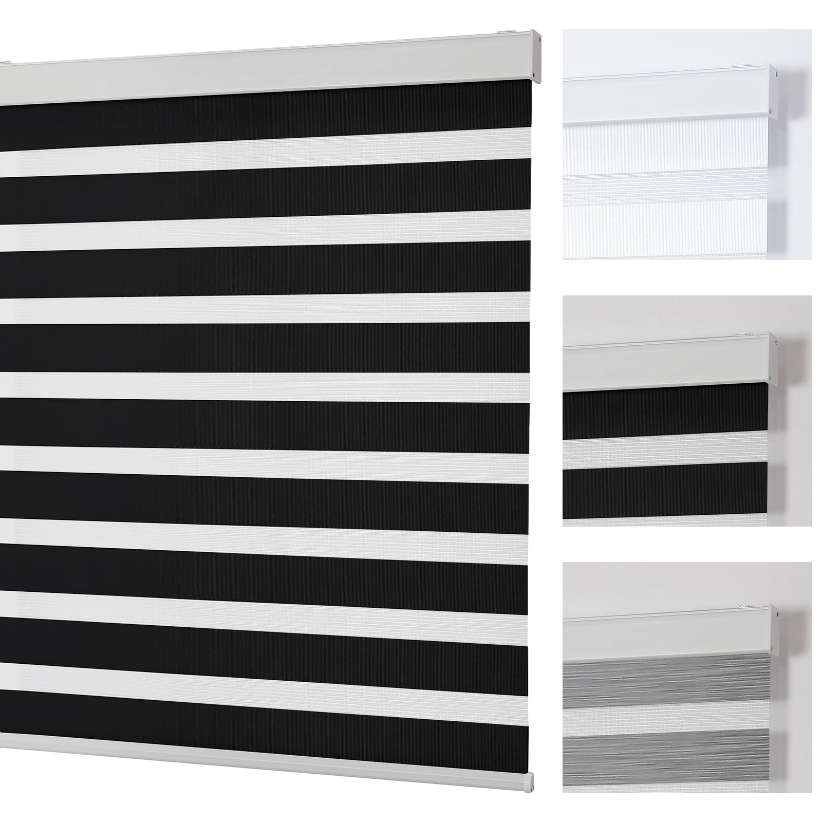 Free-Stop Zebra Blinds for Windows