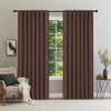 Joydeco Black Blackout Curtains Blackout Curtains 96 Inch Length 2 Panels Set for Bedroom