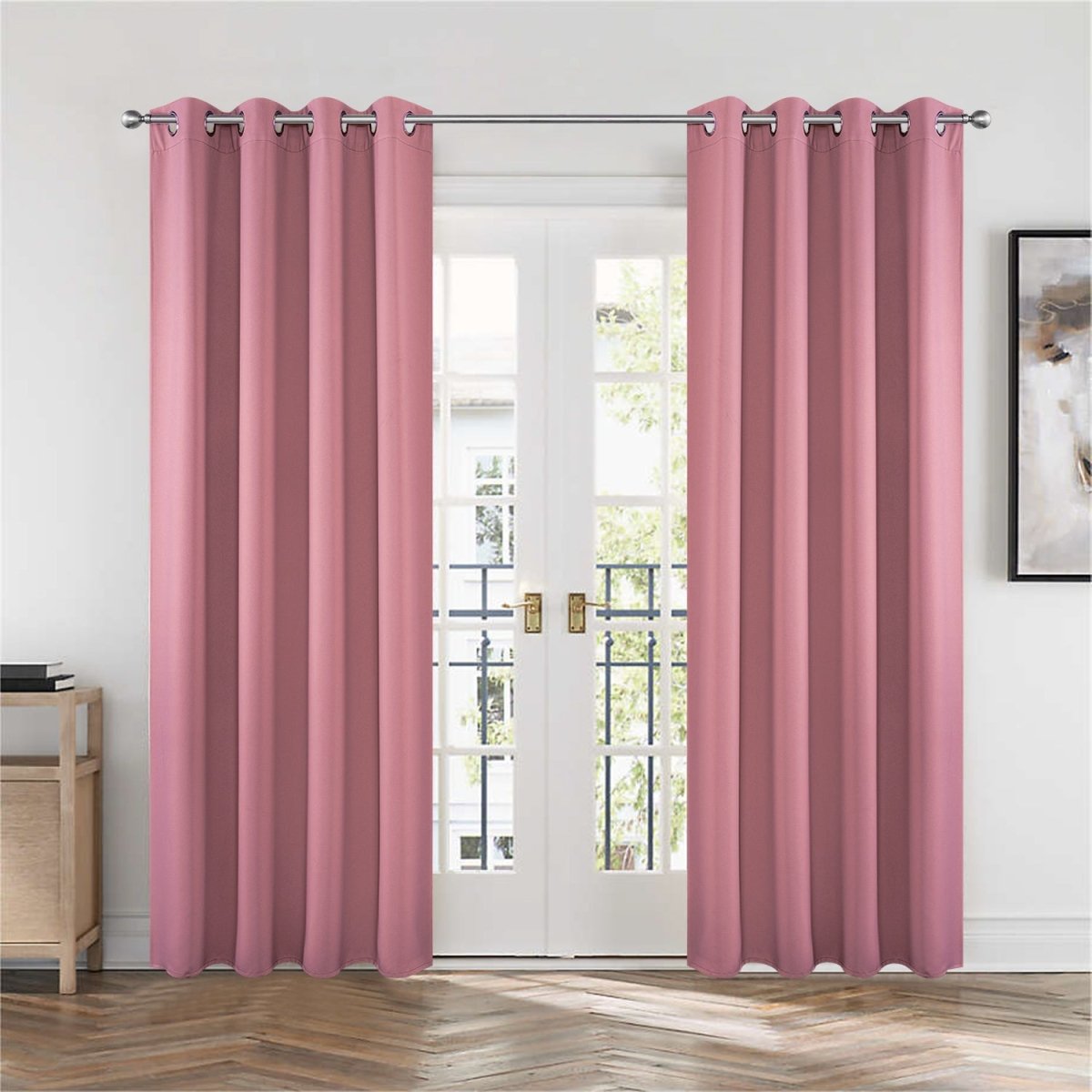 Joydeco Blackout Curtains Thermal Insulated Long Curtains& Drapes 2 Panels Set Various sizes and colors