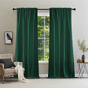 Joydeco Luxury Velvet Blackout Curtains - Thermal Insulated & Rod Pocket