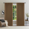 Joydeco Black Blackout Curtains Blackout Curtains 96 Inch Length 2 Panels Set for Bedroom