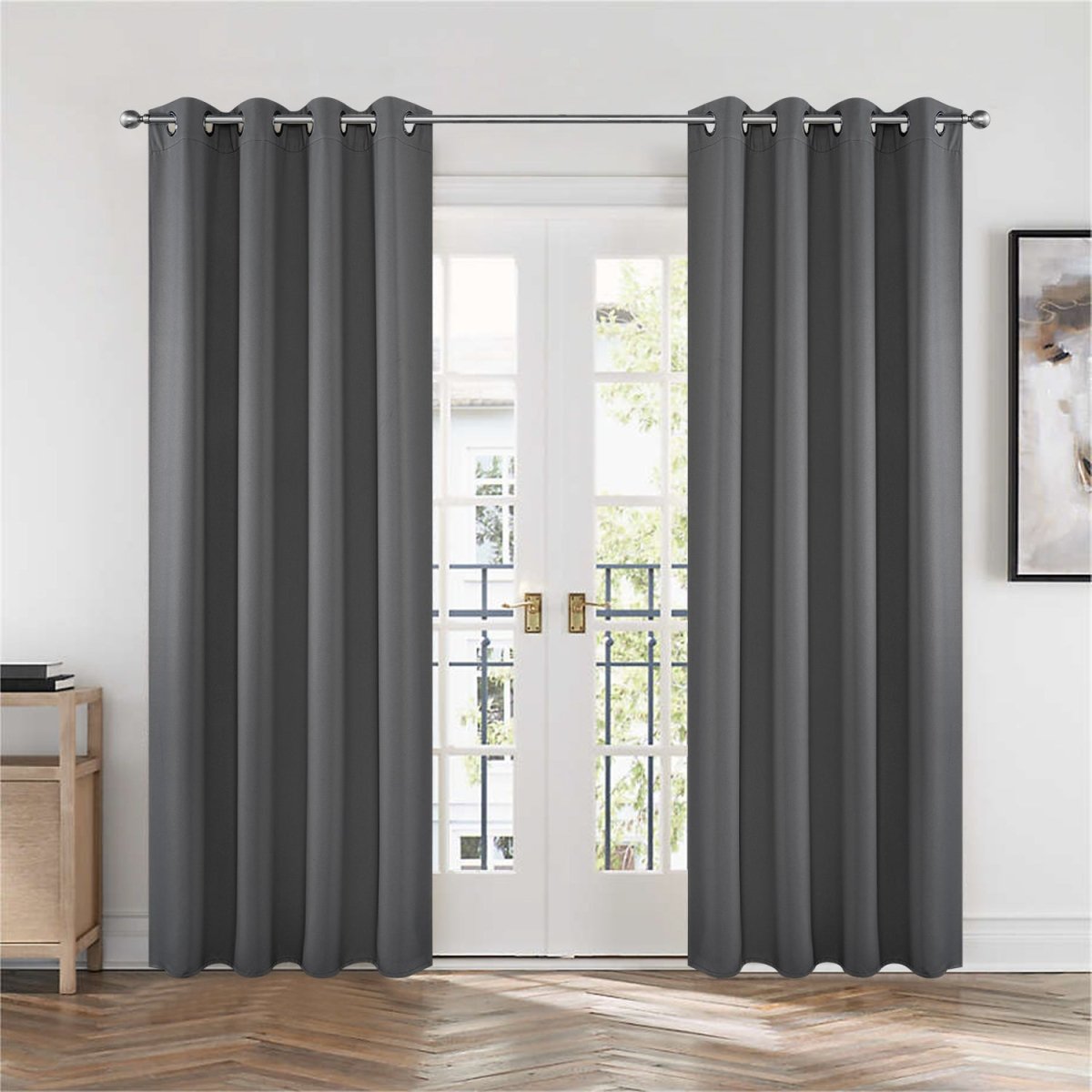 Joydeco Blackout Curtains Thermal Insulated Long Curtains& Drapes 2 Panels Set Various sizes and colors, suitable for living room and bedroom windows