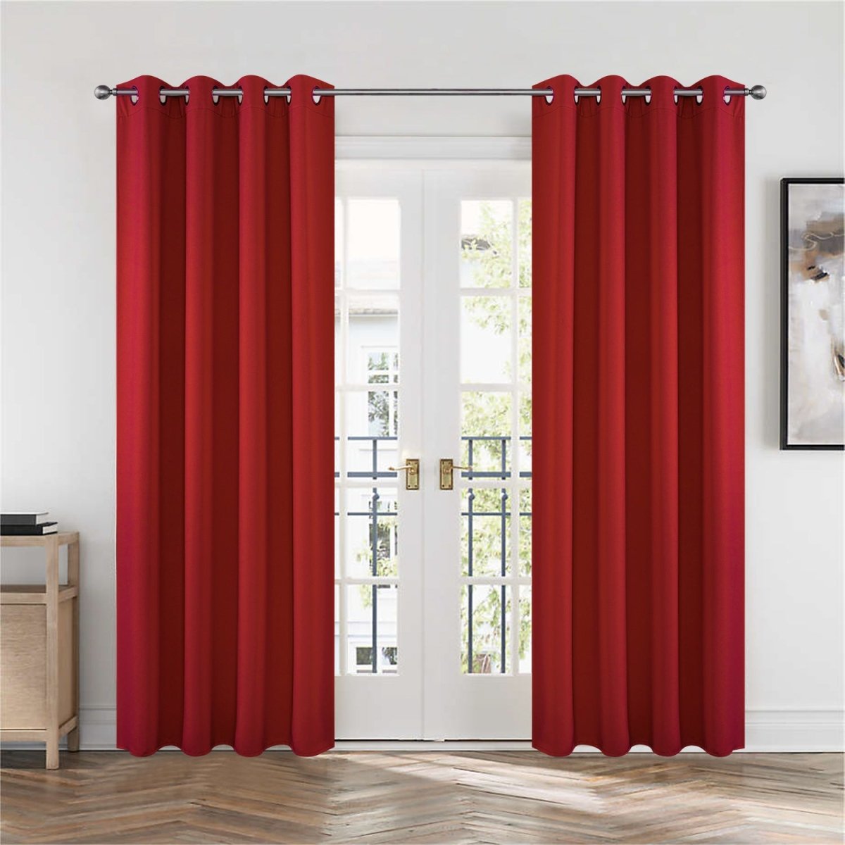 Joydeco Blackout Curtains Thermal Insulated Long Curtains& Drapes 2 Panels Set Various sizes and colors
