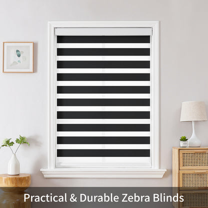 Free-Stop Zebra Blinds for Windows