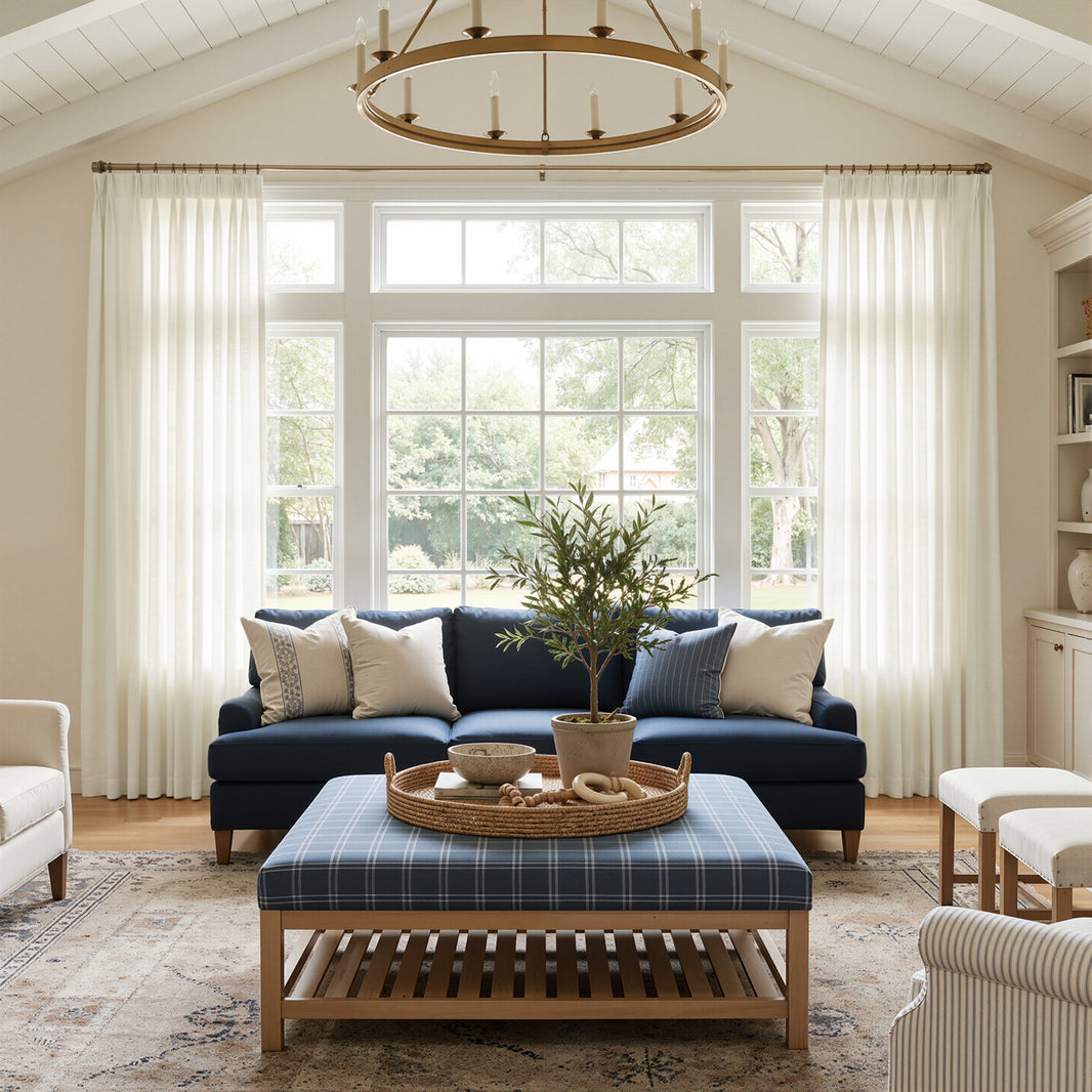 Emery Linen Light Filtering Curtain