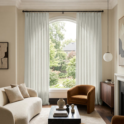 Grove Linen Blend Light Filtering Curtain