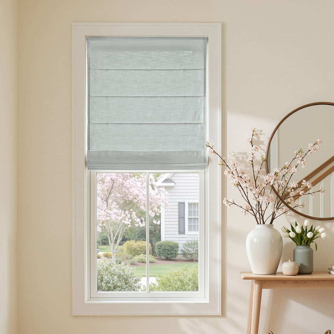 Cortinas opacas de lino Joydeco Flaxaline