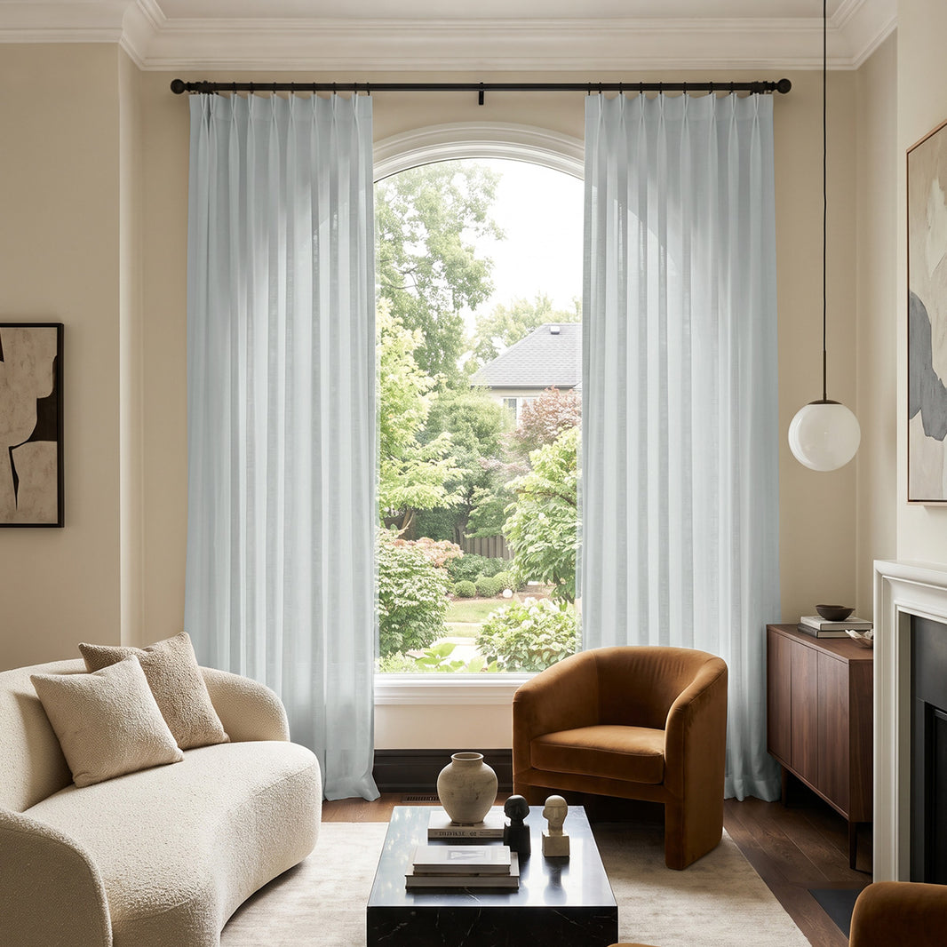 Grove Linen Blend Light Filtering Curtain