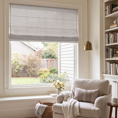Cortinas opacas de lino Joydeco Flaxaline