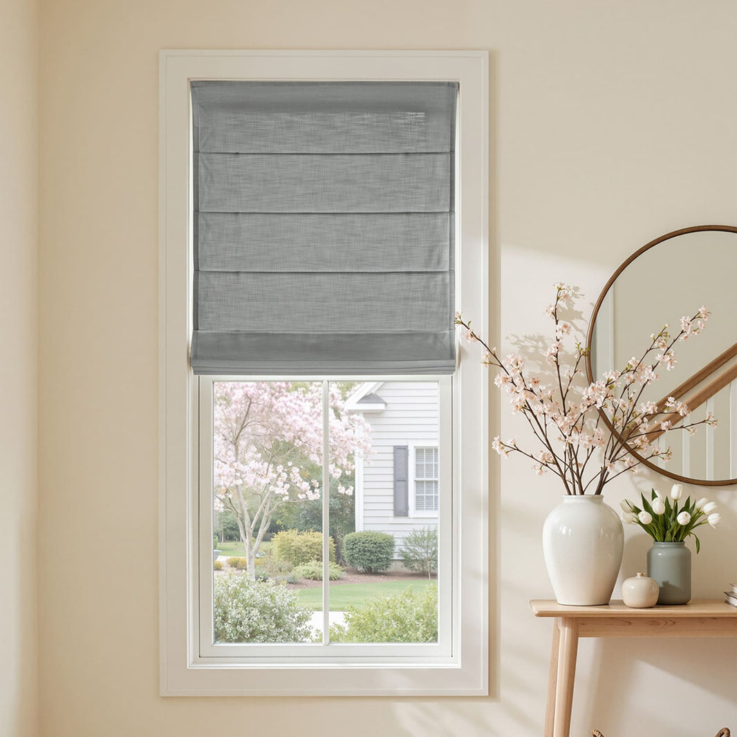Cortinas opacas de lino Joydeco Flaxaline
