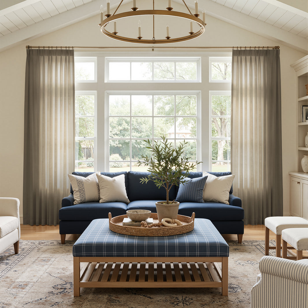 Emery Linen Light Filtering Curtain