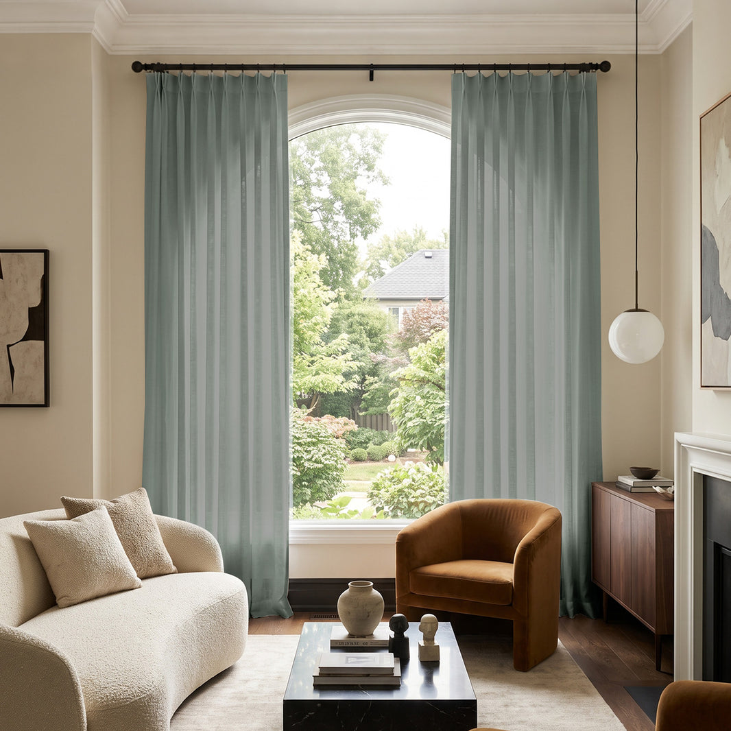Grove Linen Blend Light Filtering Curtain