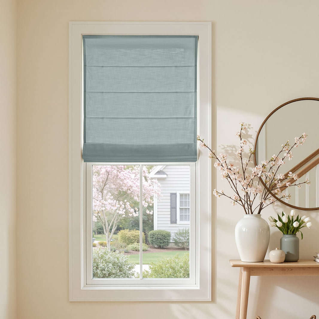 Cortinas opacas de lino Joydeco Flaxaline